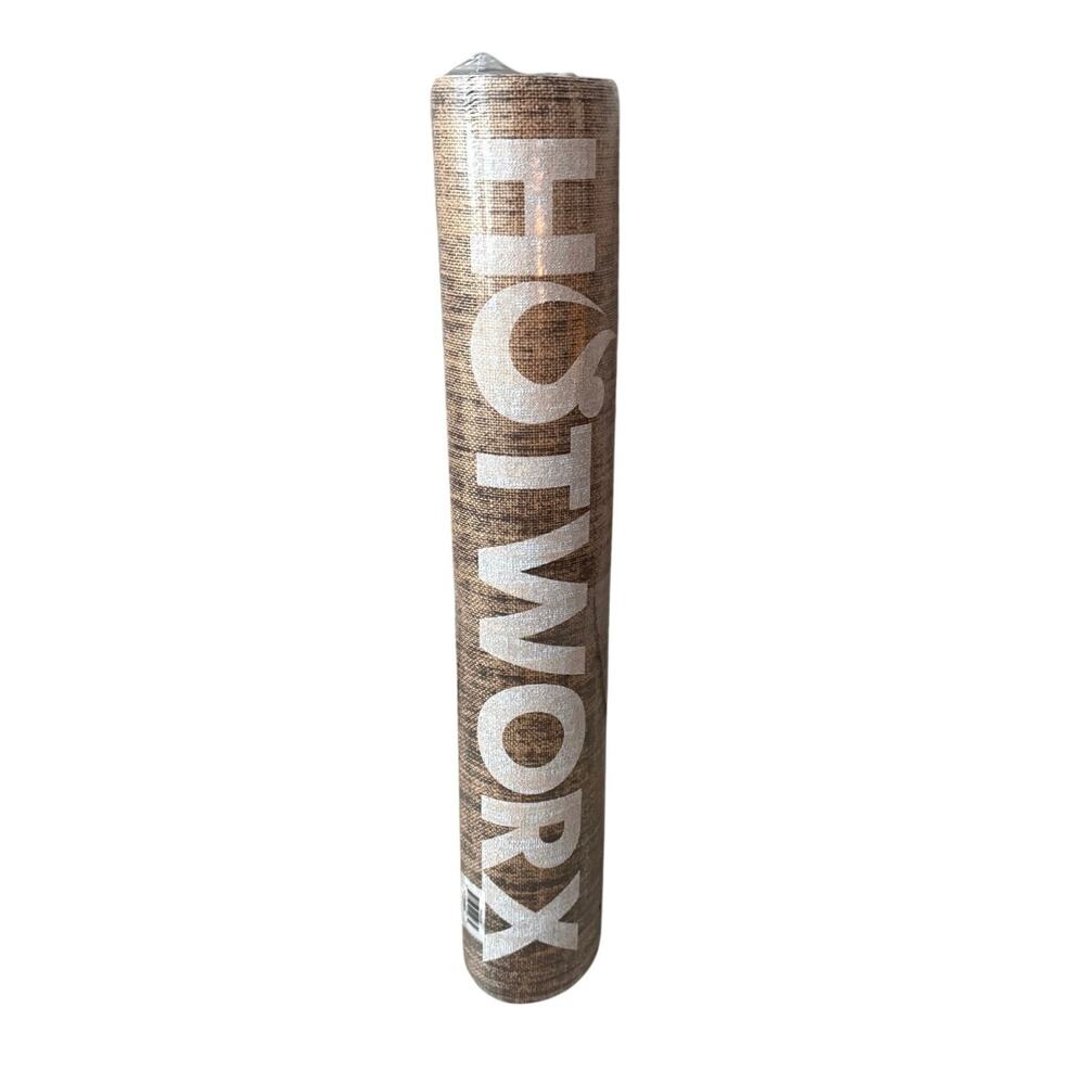 HOTWORX Hot Yoga Mat Brown Hemp Fiber 72” x 24” New Sealed